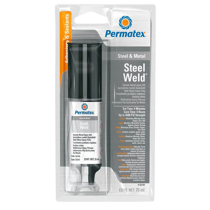 Permatex kemiallinen metalli 4 min. 25ml