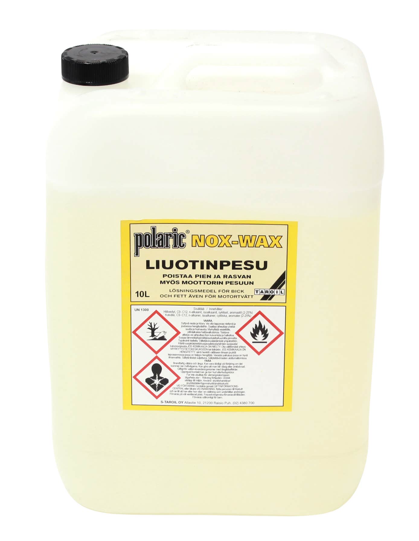 Polaric liuotinpesu 10L nox-wax
