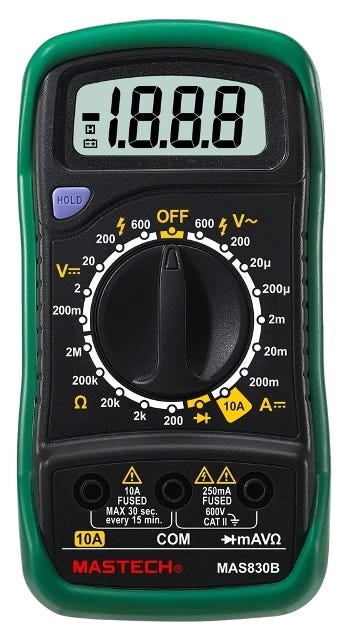 Mastech digitaalinen yleismittari 600V