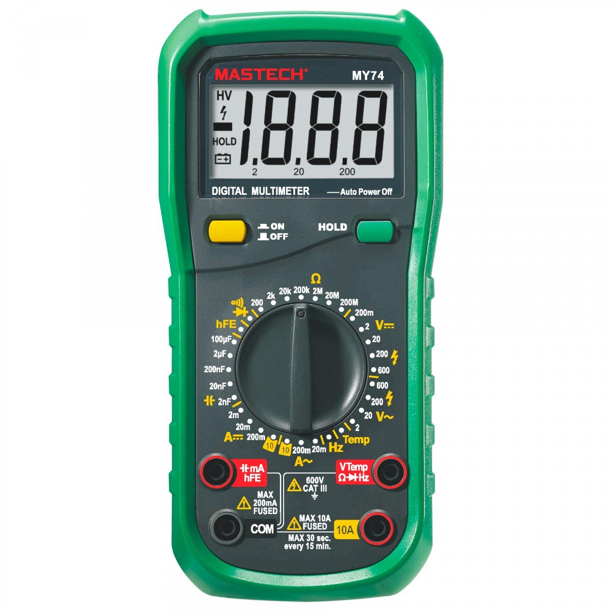Mastech digitaalinen yleismittari MY74 600V