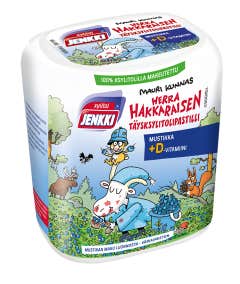 Herra Hakkarainen täysksylitolipastilli mustikka+D 45g