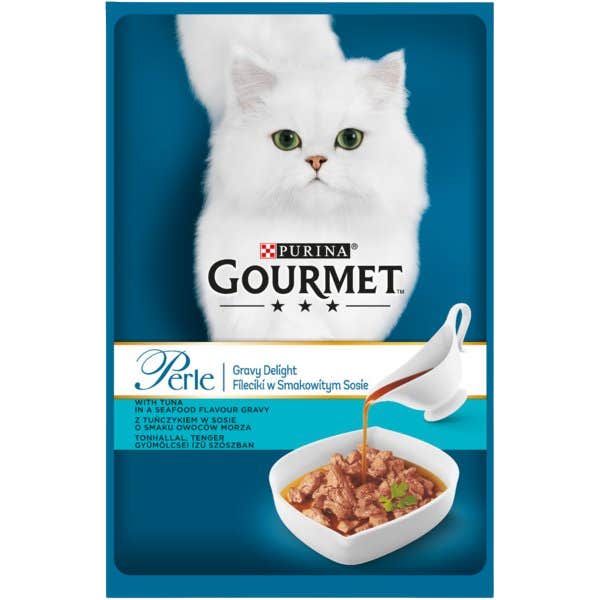 Gourmet Perle Gravy Delight tonnikala ja meren herkkujen makuista kastiketta 85g