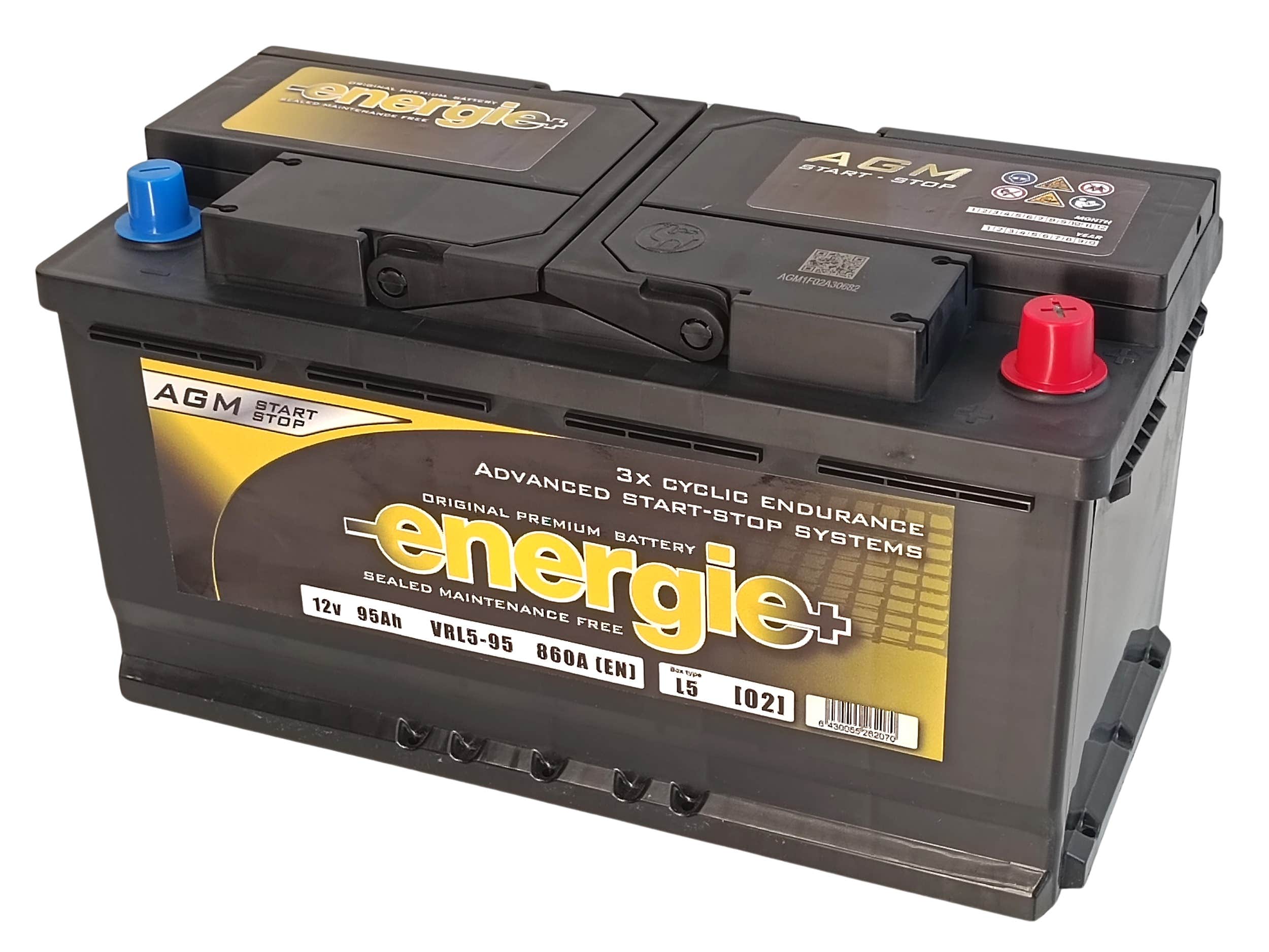 Energie käynnistysakku VRL5-95 AGM