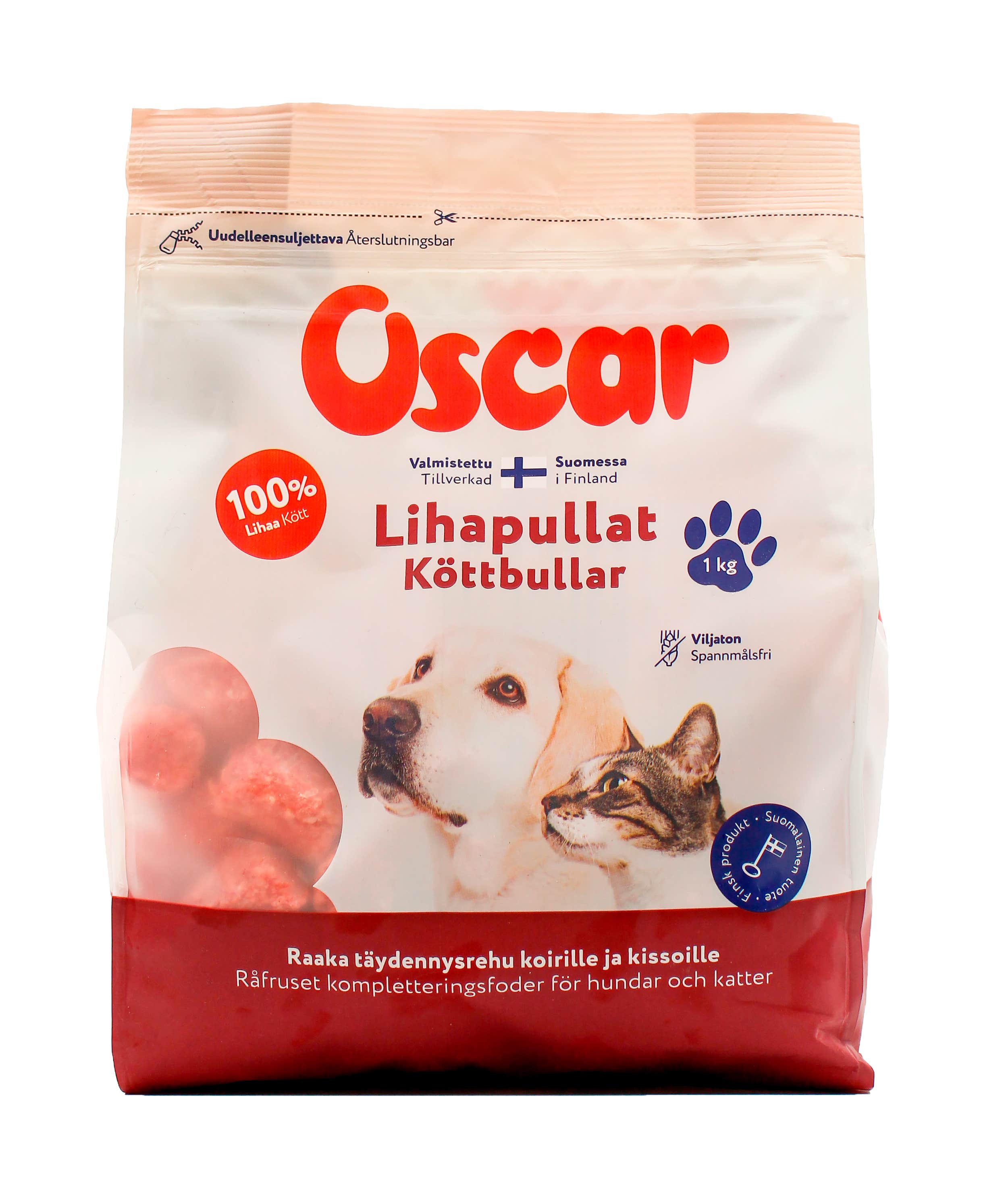 Oscar lihapullat täydennysravinto 1kg