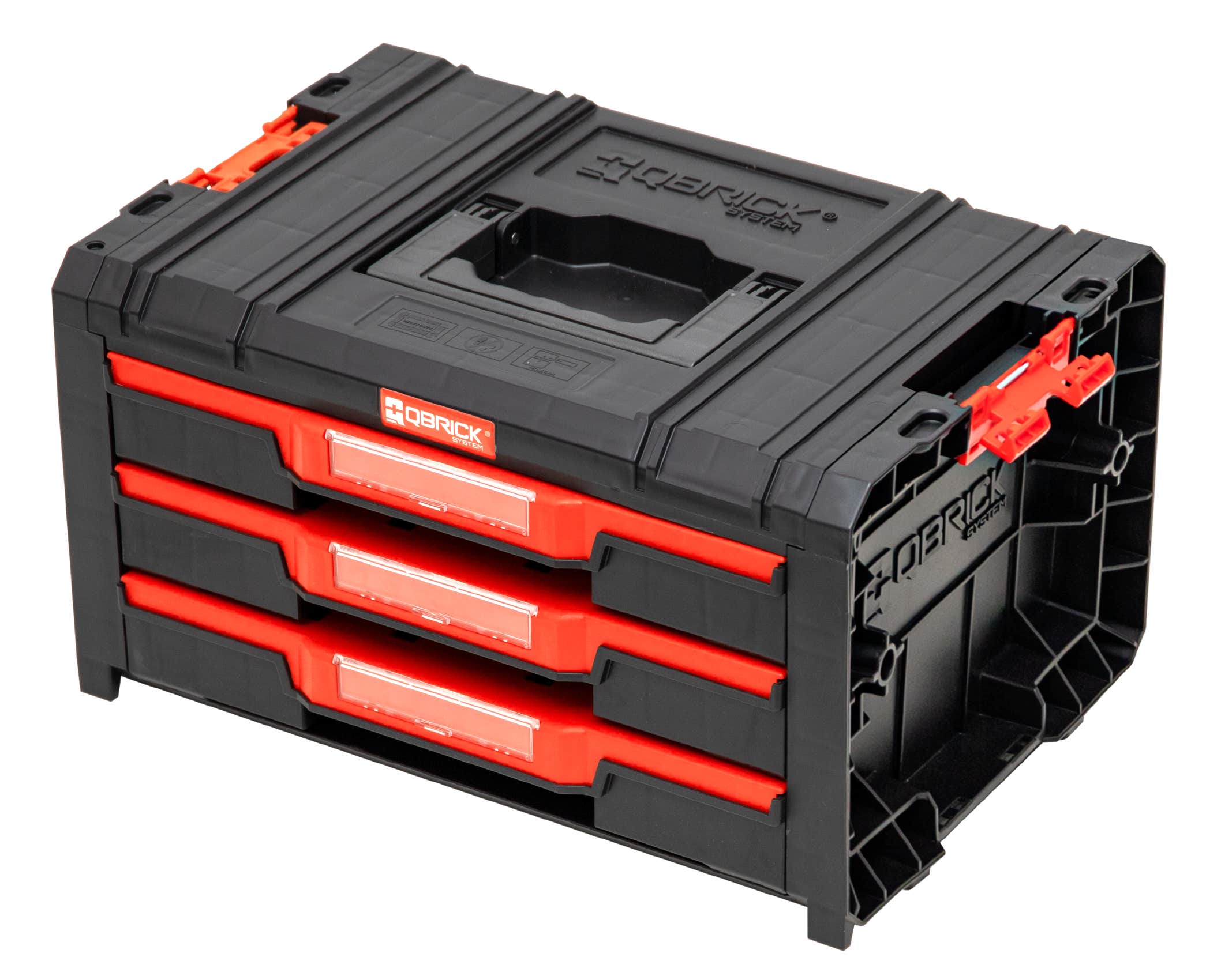 Patrol Qbrick System Pro lokerikko 3 laatikkoa