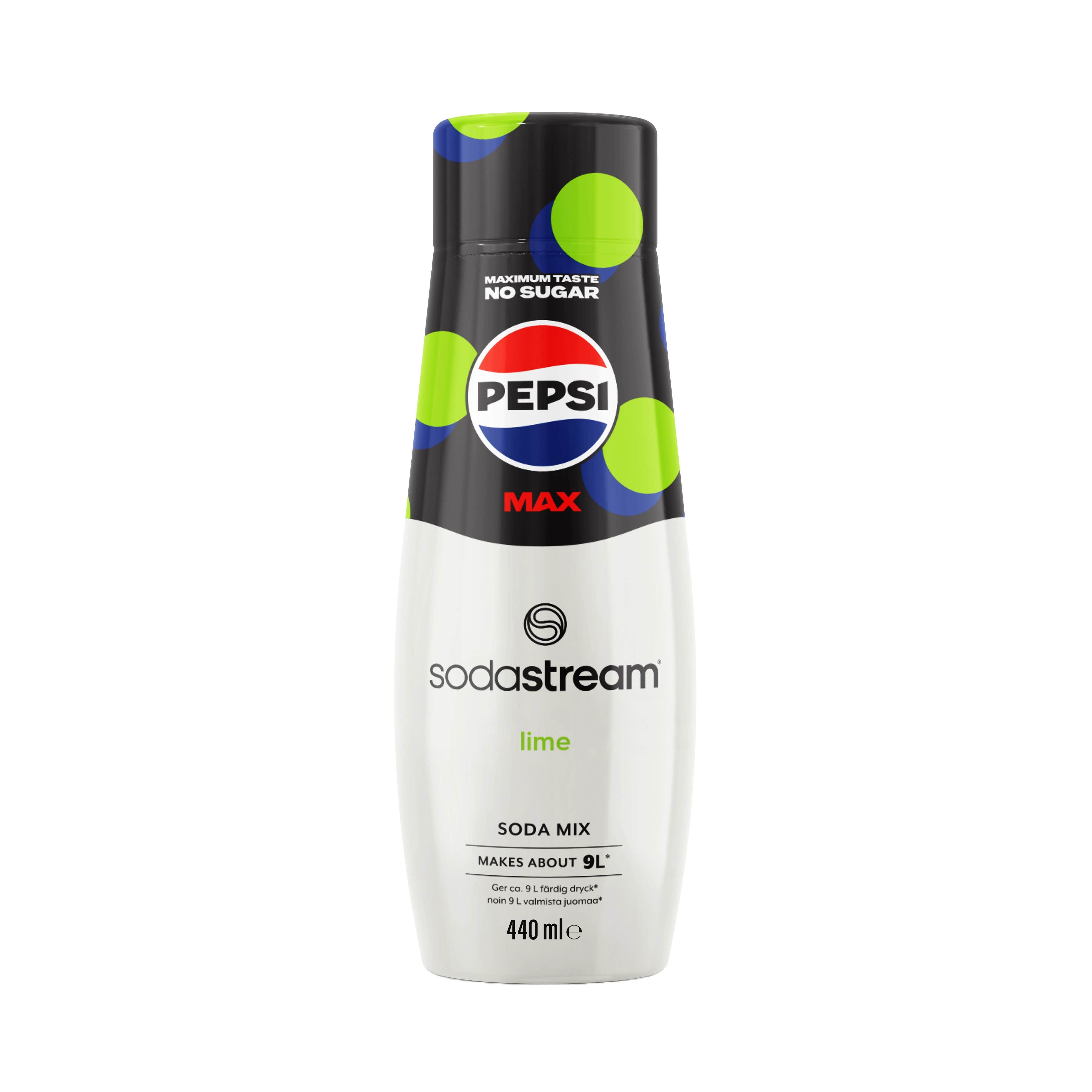Sodastream pepsi max lime makutiiviste 440ml