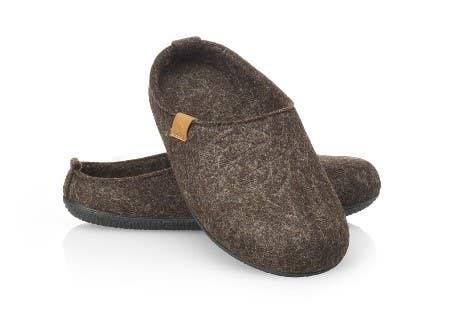 Wildstep Wool villatohvelit ruskea 44