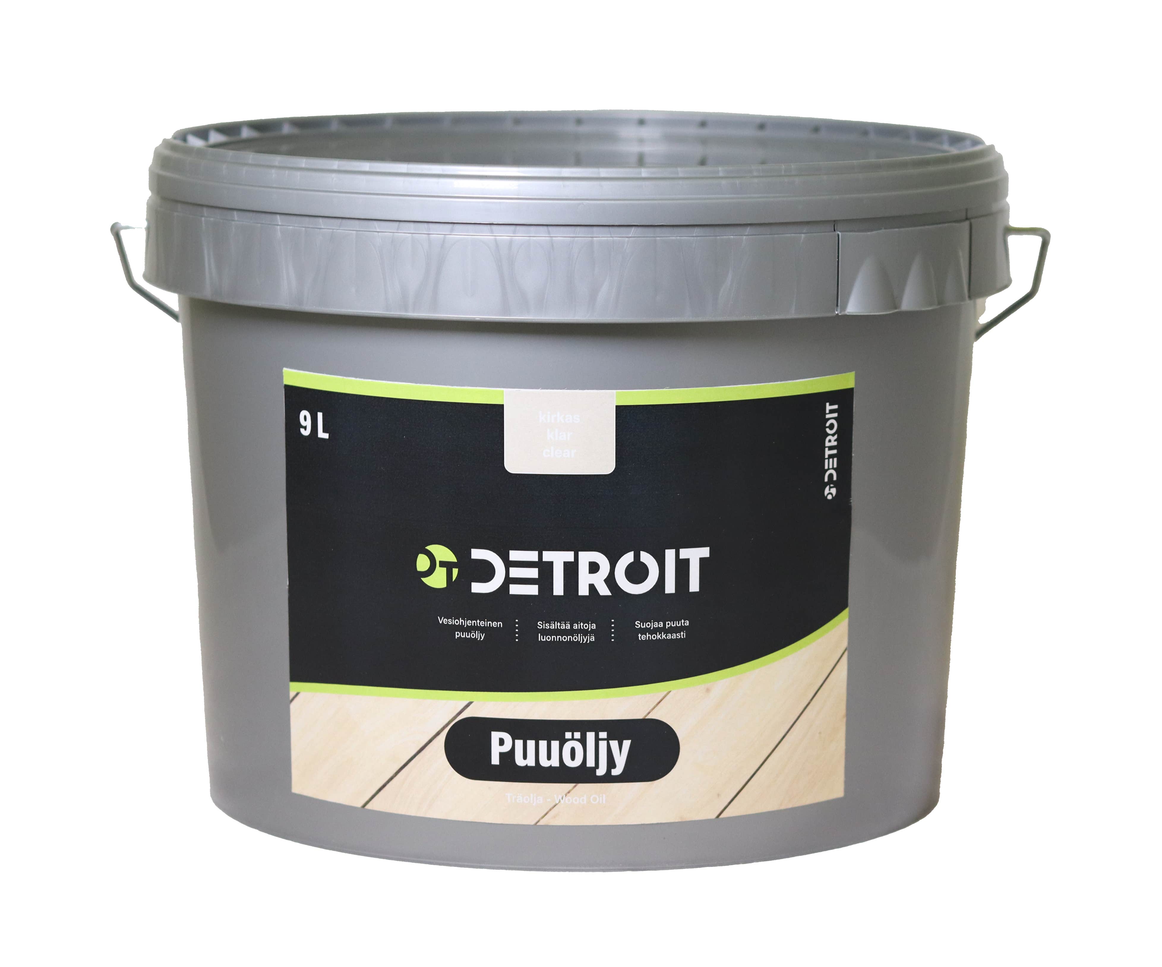 Detroit puuöljy kirkas 9L