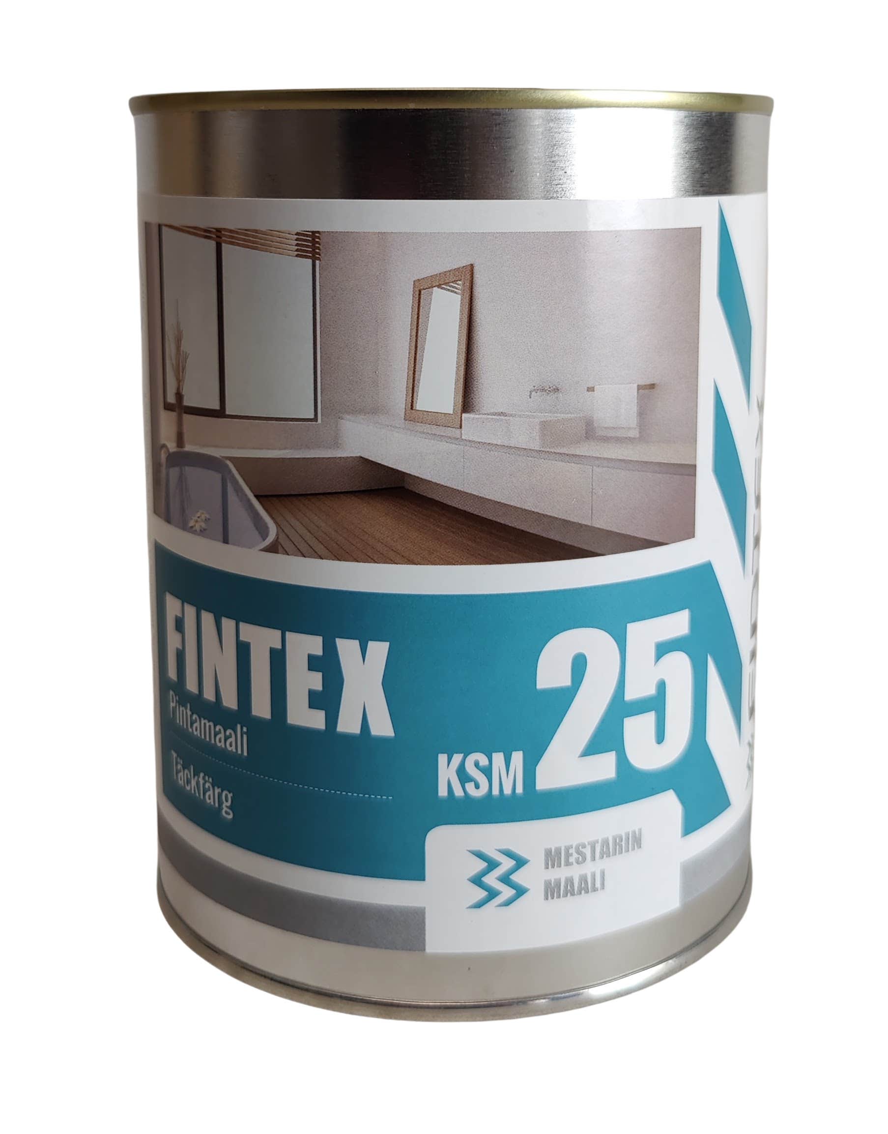 Fintex 25 KSM kosteantilanmaali 0,9L valkoinen