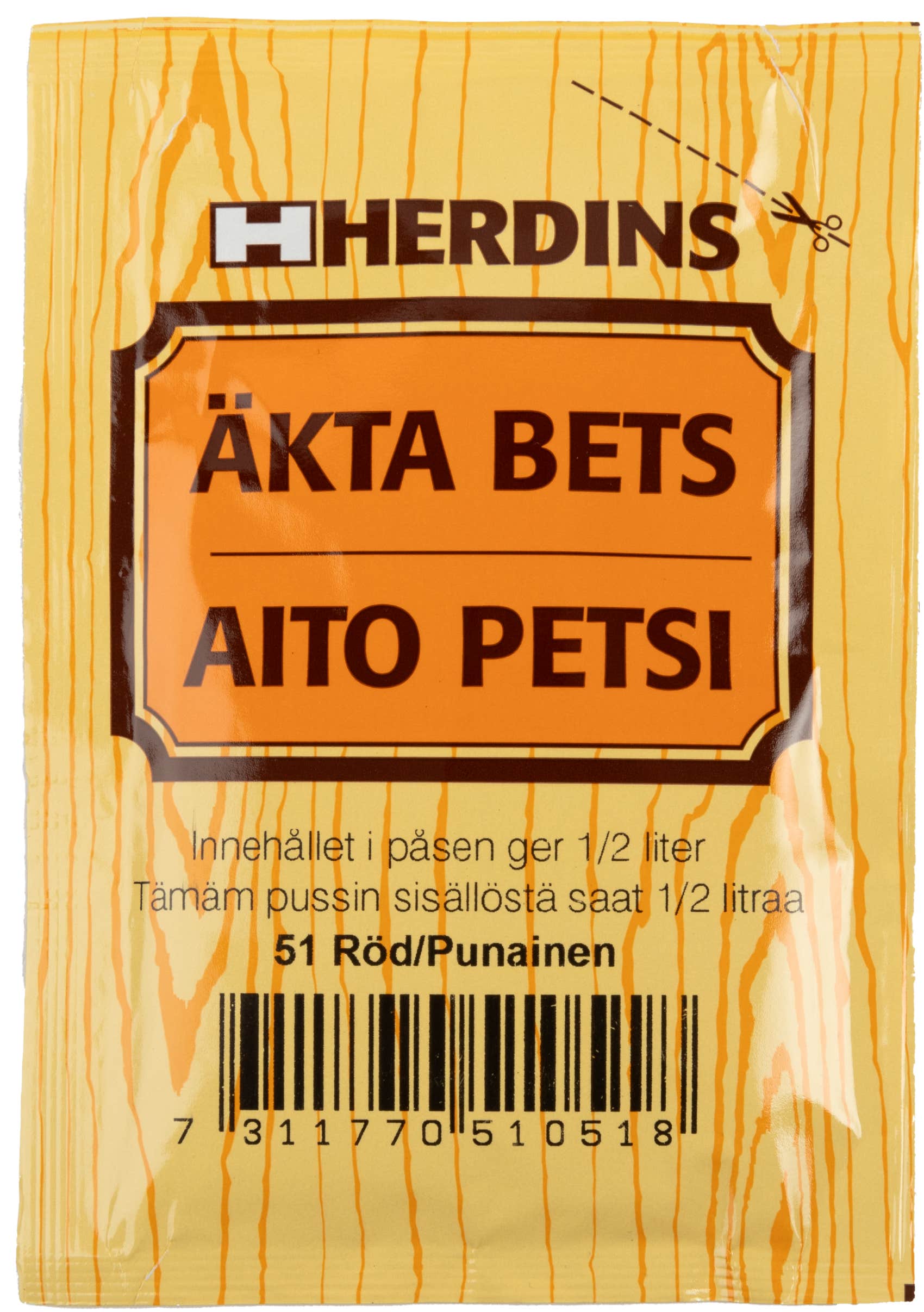 Herdins Aito Petsi 51 punainen