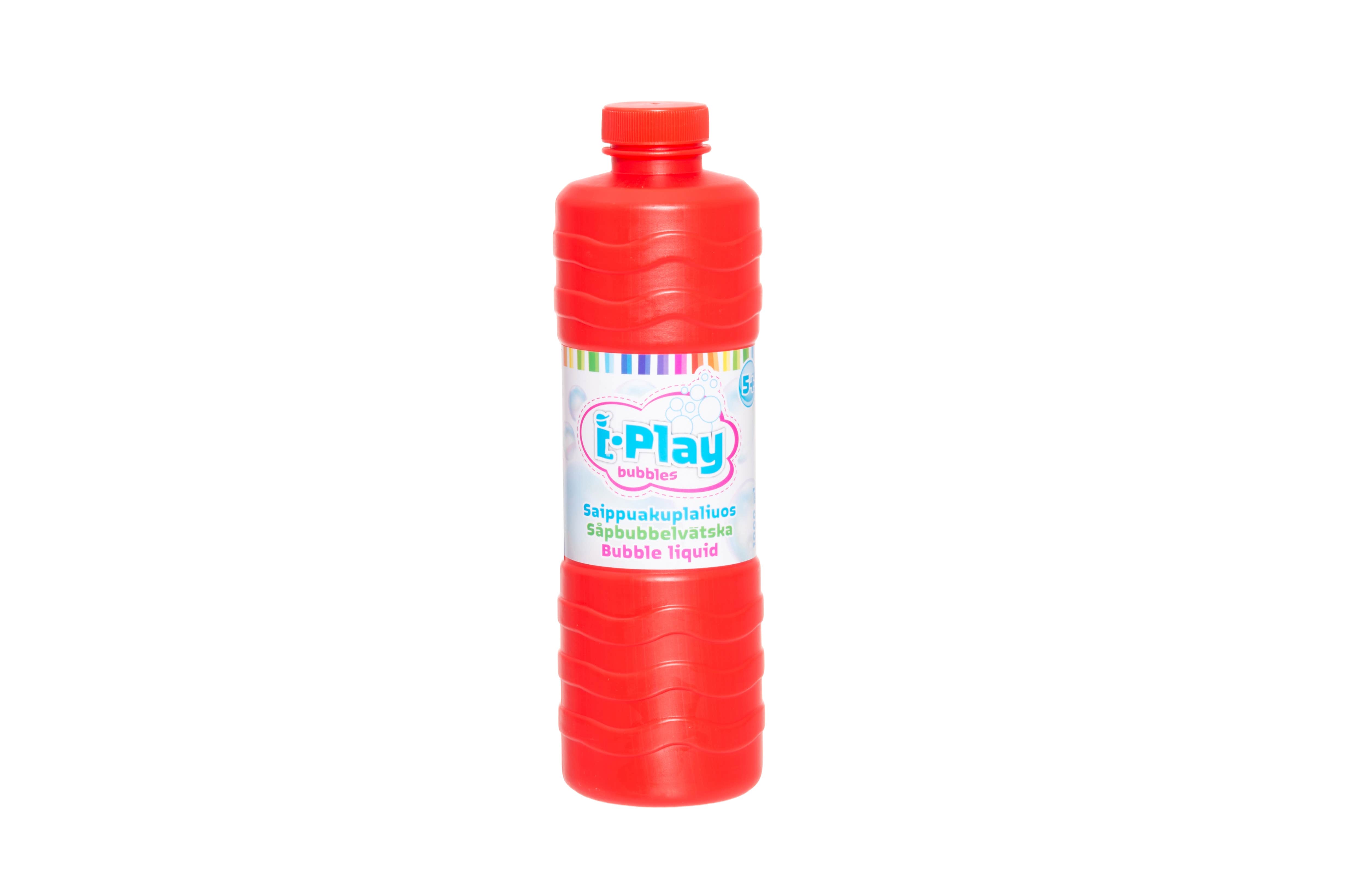 Play kuplispullo punainen 1L