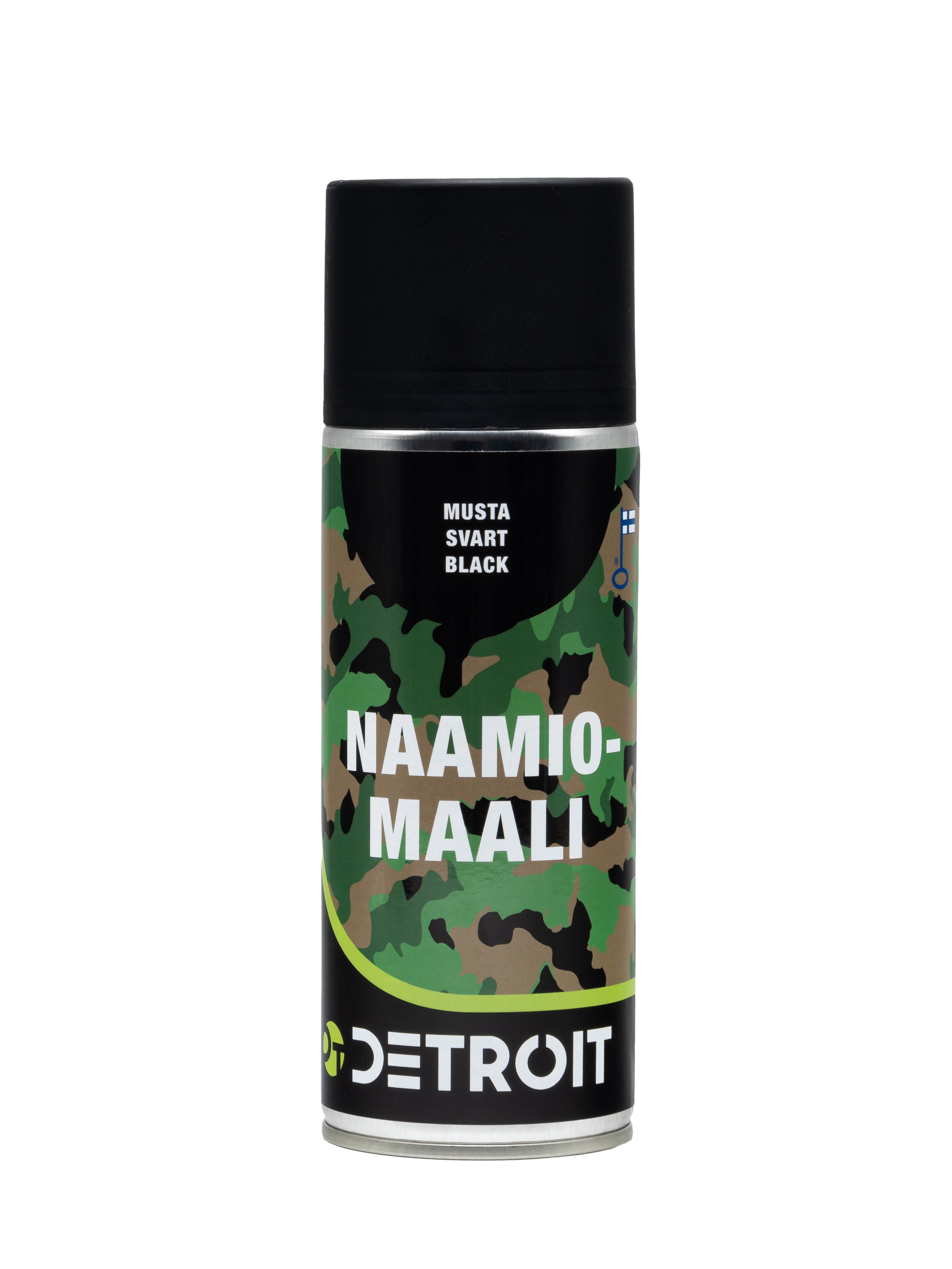 Detroit naamiomaali musta 400/520ml