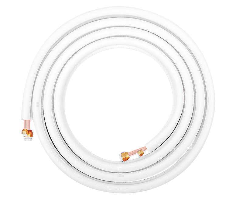 Haike kupariputki Duo eristetty 1/4+3/8 x 0.8mm, 4m liittimin