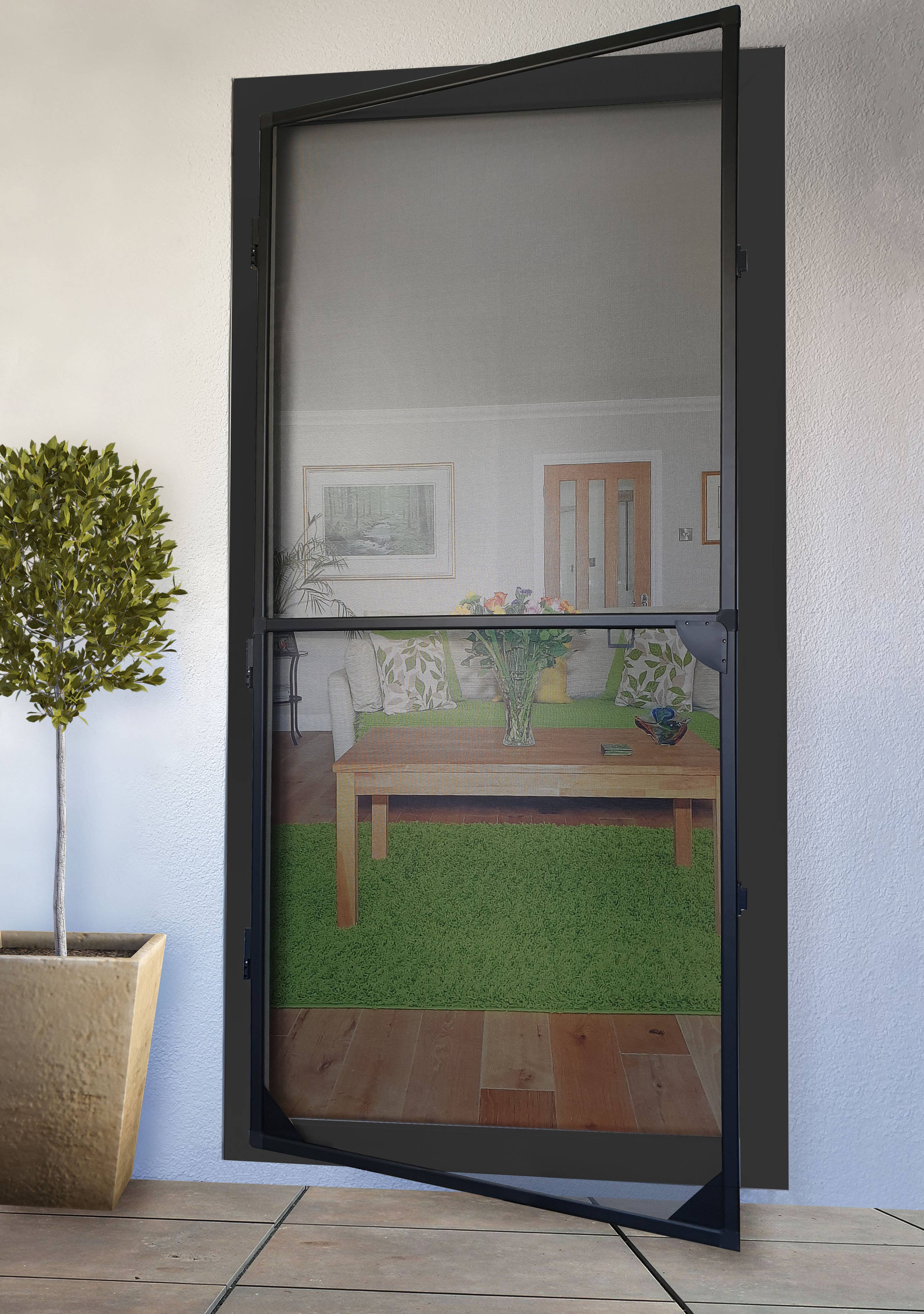 Ötökkä hyttysovi 100x215cm harmaa