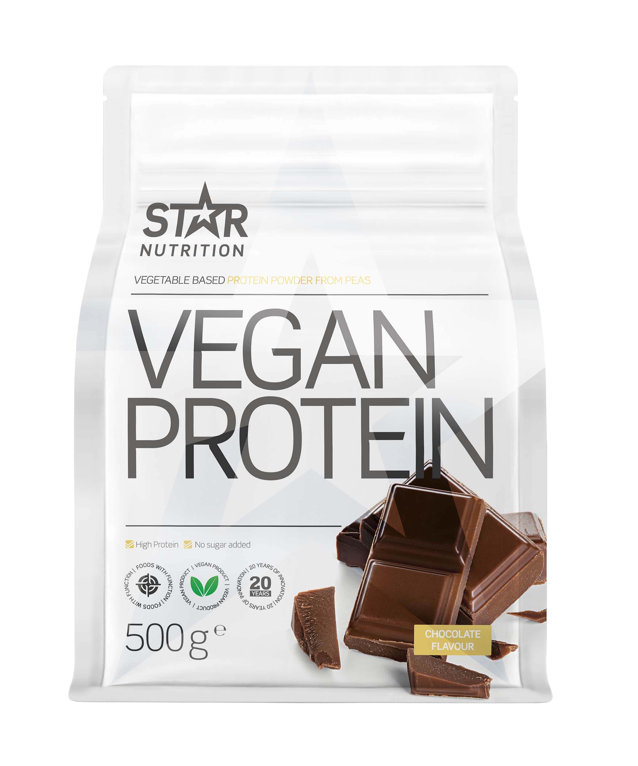 Star Nutrition vegaaninen proteiinijauhe vegan protein chocolate 500g